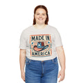 Made In America Cowboy Hat Graphic, Unisex Jersey Short Sleeve Tee