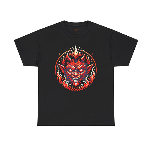 Fiery Fire Imp - Graphic Unisex Heavy Cotton Tee