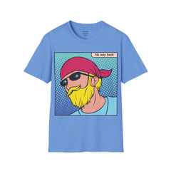 NO WAY BACK  Sunglass Wearin Pop Art Dude Unisex Softstyle T Shirt