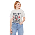 Born To Be Free Now I am Expensive, Cowgirl Graphic, Unisex Jersey Short Sleeve Tee