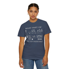 CAMERA DISPLAY, Graphic Unisex Garment-Dyed T-shirt