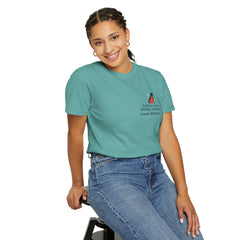 Lauren McGowan Front Logo Back Graphic Baldwin Harbor Animal Hospital "Who Let the Dogs Out?" Tee