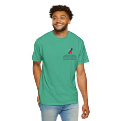 Lauren McGowan Front Logo Back Graphic Baldwin Harbor Animal Hospital "Who Let the Dogs Out?" Tee