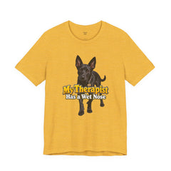 My Therapist Has A Wet Nose Personalized with your dog(s) image T-Shirt