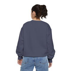 Floral Butterfly Sweatshirt — Tropical Hibiscus Garden Crewneck