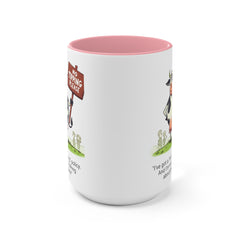 COW TIPPING Awareness - Accent Mugs | Cow Tipping Is Real, Bovine Humor. Gift For Him, Gift For Her, Farm Humor, Cow Fan Gift, Farm Animal