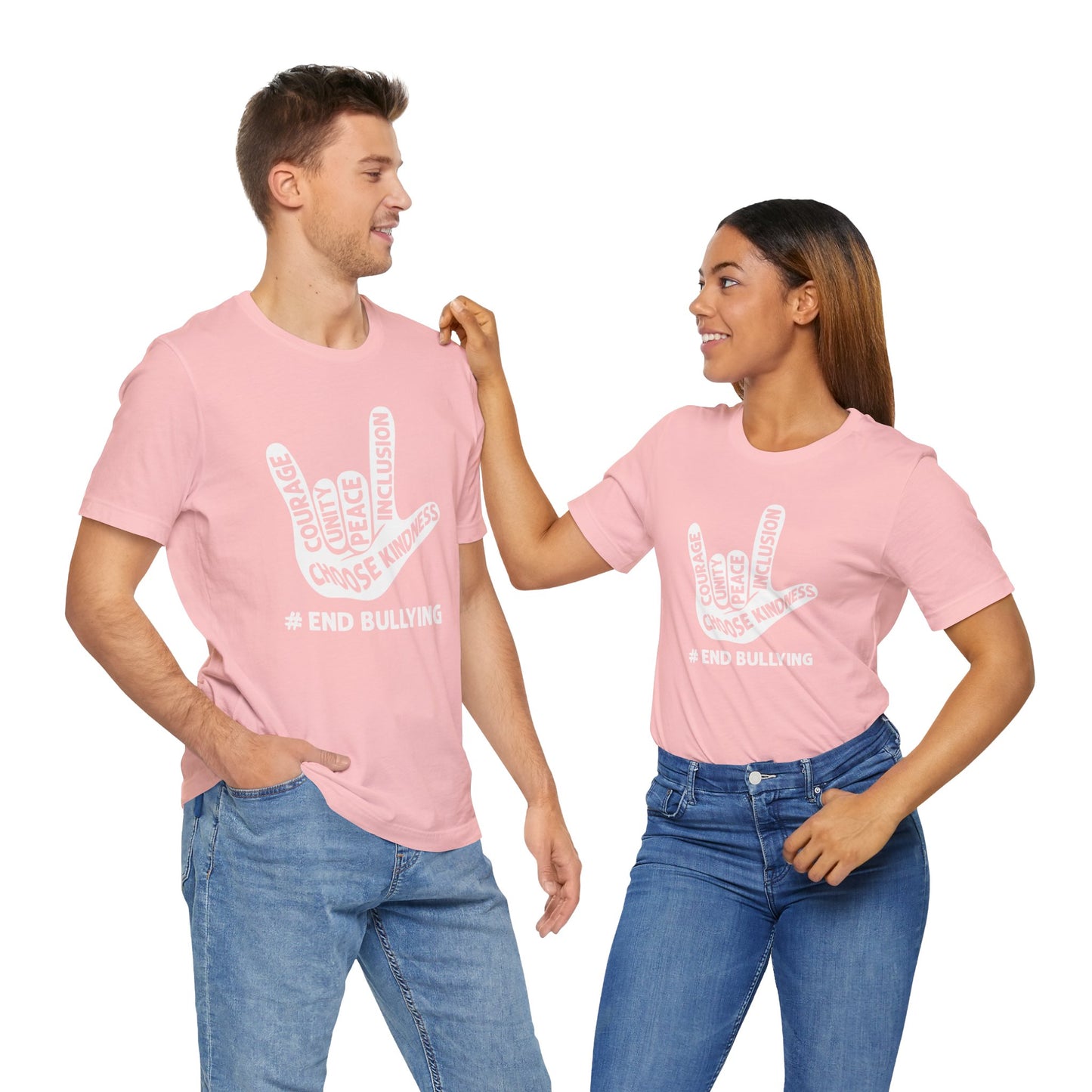 Anti Bullying, Choose Kindness  - Graphic Unisex Jersey Short Sleeve Tee