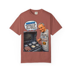 Grill Master Grandpa Funny BBQ T-Shirt — "Whoops! Pretending to Grill for a Photo" Graphic Tee