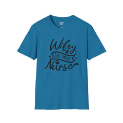 Nurse Humor - Unisex Softstyle T-Shirt | Nurse Awareness, Medical Apparel, Gift For Her, Dog Mom, Hospital Staff Gift, Registered Nurse
