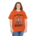 Cute But Spooky Halloween Raccoon! Graphic Unisex Heavy Cotton Tee