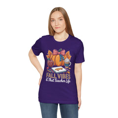 Fall Vibes Teacher T-Shirt — That Teacher Life Tee
