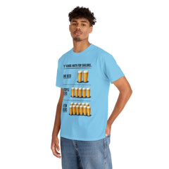 T-Shirt -  "A" School Math for Sailors Funny Beer Graphic Tee