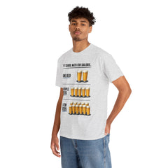 T-Shirt -  "A" School Math for Sailors Funny Beer Graphic Tee