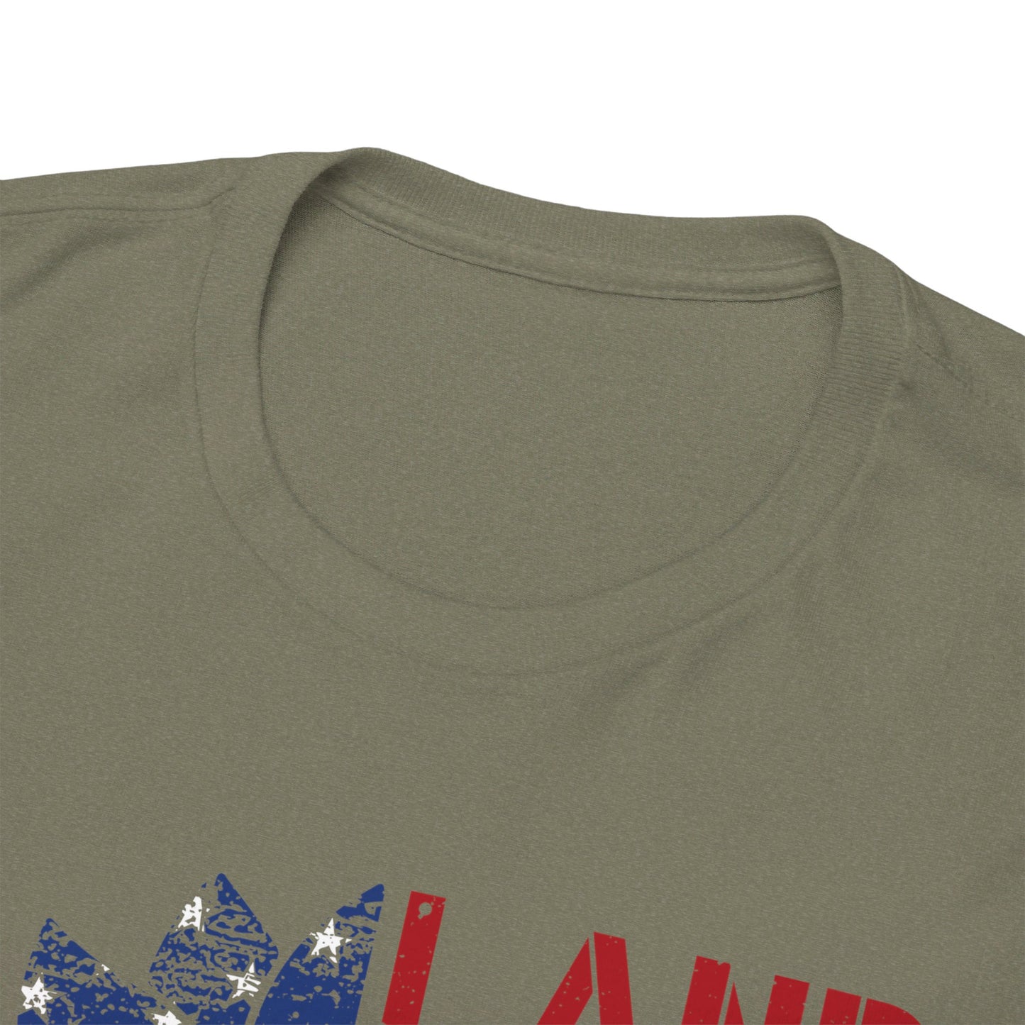 Land Of The Free Because Of The Brave - Unisex Cotton Tee