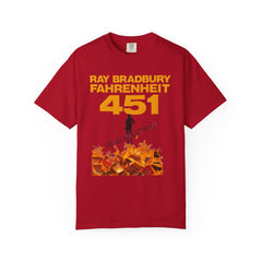 Fahrenheit 451 Graphic T-shirt, Unisex Book Lover Tee, Literary Gift, Reading Enthusiast Apparel, Ray Bradbury Merch, Cozy Casual Wear