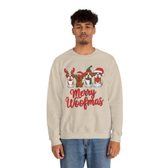 Merry Woofmas- Unisex Heavy Blend™ Crewneck Sweatshirt