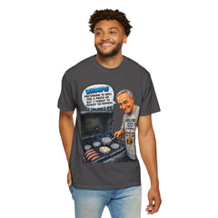 Grill Master Grandpa Funny BBQ T-Shirt — "Whoops! Pretending to Grill for a Photo" Graphic Tee