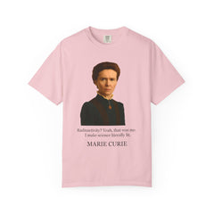 Marie Curie Portrait T‑Shirt — "I Make Science Literally Lit" Science Tee