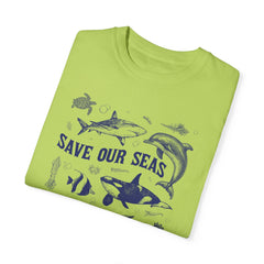 Vintage Style Sealife Comfort Colors Tshirt
