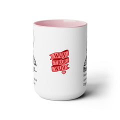 Wuv True Wuv / The Clergyman / Princess Bride / 80s Movies / Two-Tone Mugs, 15 oz. mug / Unique Fan Gift / Film Quote / Gift for him