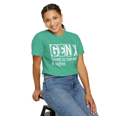 Raised on Hose Water and Neglect — Retro Graphic T-Shirt (Vintage Gift for Gen X)
