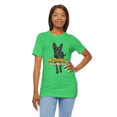 My Therapist Has A Wet Nose Personalized with your dog(s) image T-Shirt