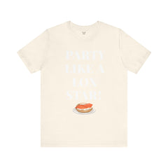 Funny Jewish Humor Party Like A Lox Star Graphic Tee