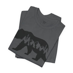 Nature-Inspired Bear Graphic Tee, Outdoor Adventure Shirt, Wilderness Apparel, Hiking Gift, Unisex Nature T-Shirt