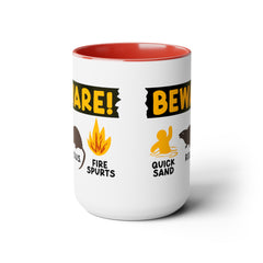Funny Movie Mug, BEWARE! Quicksand R.O.U.S. Fire Spurts, Pop Culture, Princess Bride Mug, 80s Movie Classic, Unique Fan Gift, Cult Classic