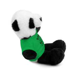 Stuffed Animals with T Shirt,Funny Quote,Support Wildlife Raise Boys,gift for him,gift for her,Birthday Gift,Everyday gift,animal lover gift