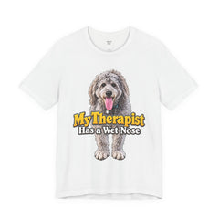 My Therapist Has A Wet Nose Personalized with your dog(s) image T-Shirt