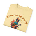 Parrot Strummin Away In Margaritaville - Unisex Garment-Dyed T-shirt