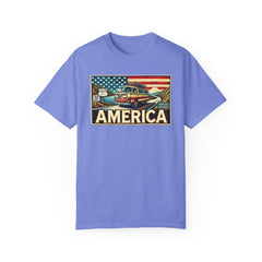 Ventura Highway Driving America Graphic Comfort Colors Unisex Garment Dyed T-shirt