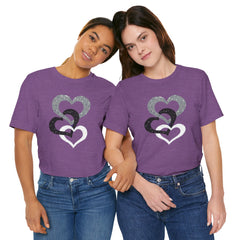 Triple Heart Design Tee