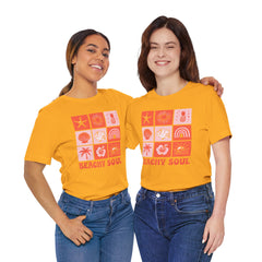 Beachy Soul Unisex Jersey Tee - Perfect Summer Vibes, Casual Wear, Gift for Beach Lovers, Vacation Outfit, Relaxed Style