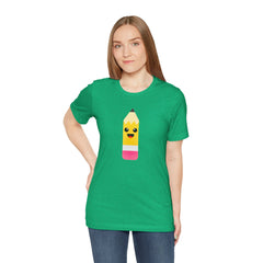 Emoji TEACHER PENCIL- Graphic Unisex Jersey Short Sleeve Tee