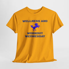 CHC Elementary School WELLNESS and WORKOUT WEDNESDAY - Unisex Heavy Cotton T-Shirt