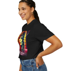 80s Music Love Is A Battlefield - Graphic Comfort Colors Garment Dyed Shirt