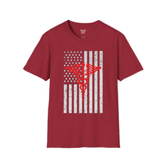 American Doctor - Unisex Softstyle T-Shirt | Doctor Awareness, Medical Wear, Gift For Him, Scrubs Lover, Hospital Staff Gift, Gift For Him