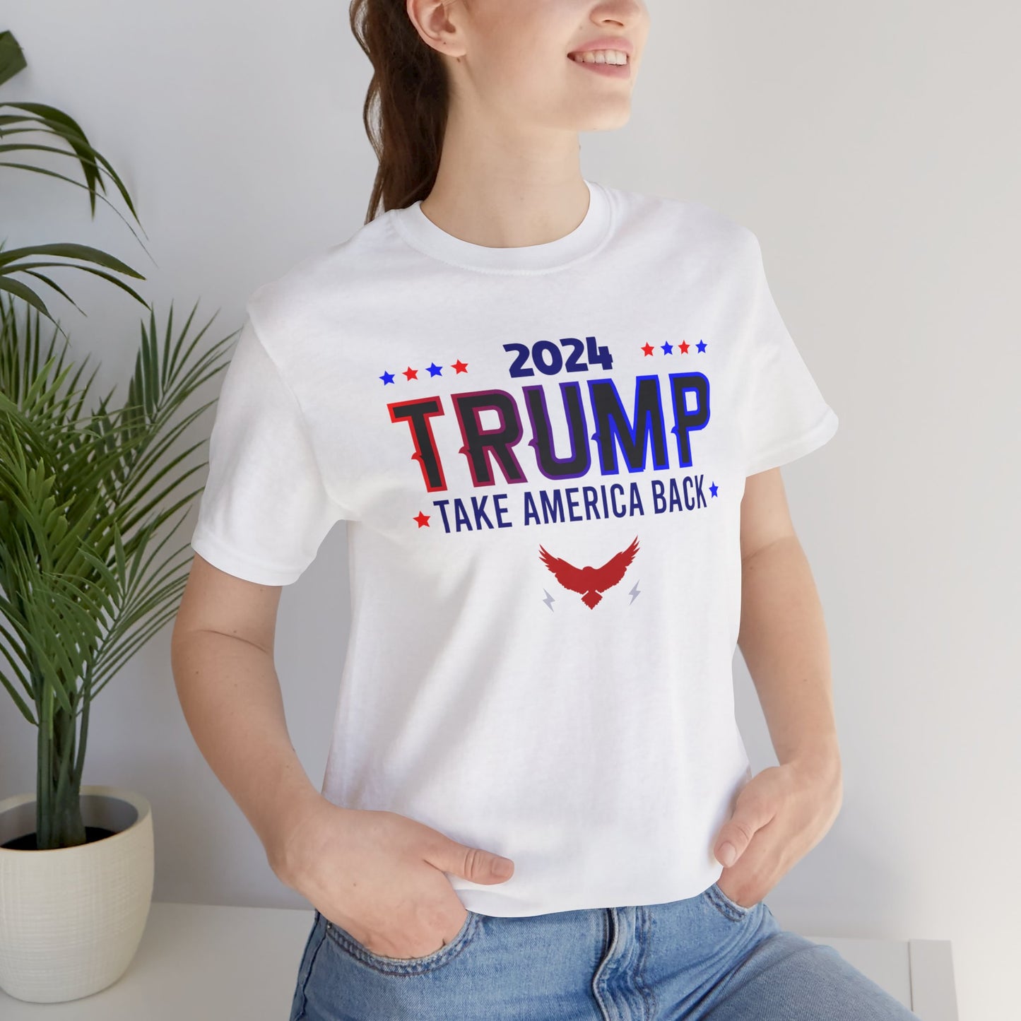 2024 TRUMP Take America Back Political Short Sleeve Tee