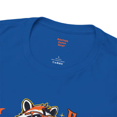 Freaky And Feral Halloween Raccoon! Graphic Unisex Heavy Cotton Tee