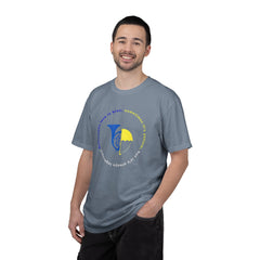 Blue French Horn & Yellow Umbrella T-Shirt — HIMYM Fan Tee