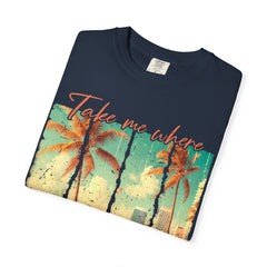 Summer Vibes Graphic T-Shirt - "Take Me Where Summer Never Ends"