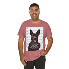 K9 Mugshot Personalized with your Dog T-Shirt