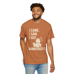 Funny Unisex Garment-Dyed T-Shirt, Bamboozled Shirt, Humorous Tee, Gift for Him/Her, Quirky Casual Wear