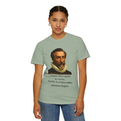 Kepler Coffee Quote T-Shirt — Astronomy Nerd Vintage Portrait Tee