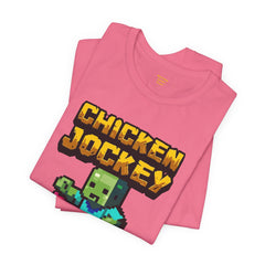 Video Game Chicken Jockey Tee - Unisex Short Sleeve T-Shirt