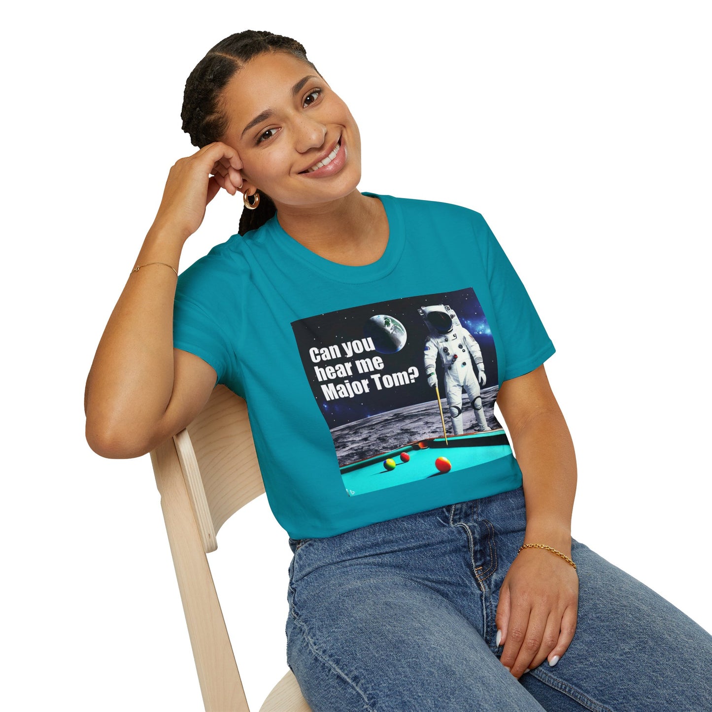 Can You Hear Me Major Tom? Unisex Soft Style T Shirt