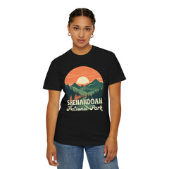 Shenandoah National Park Graphic, Comfort Colors Soft Relaxed Fit Unisex Garment-Dyed T-shirt