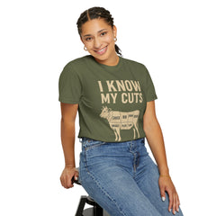 Funny Cow Cuts Unisex T-Shirt - Gift for Meat Lovers, BBQ Parties